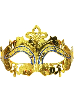 MASCHERA DECORATA ORO